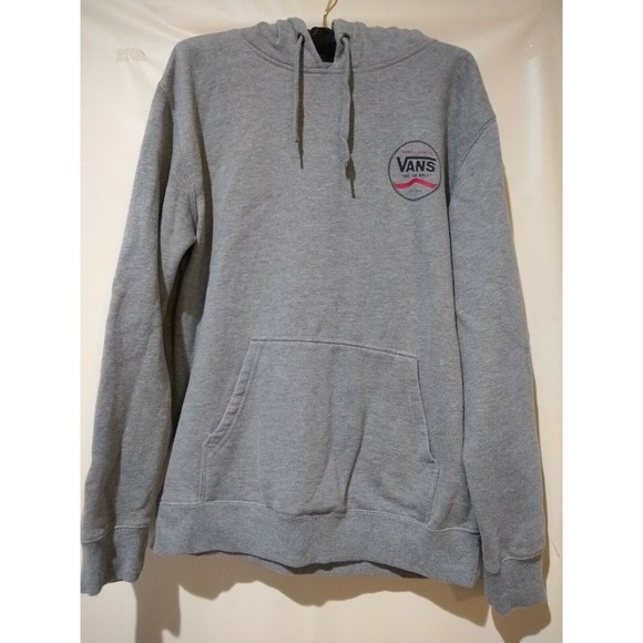 VANS Unisex Gray  Hooded Sweatshirt Size Medium (663) - Picture 5 of 12
